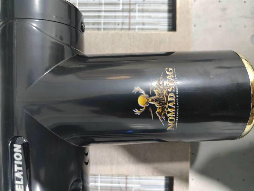 Massage gun close